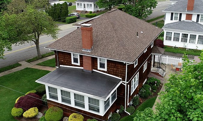 Roof repalcement project in Massachusetts