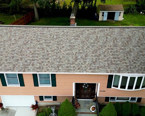 Fall River MA Multicolored shingle roof replacement