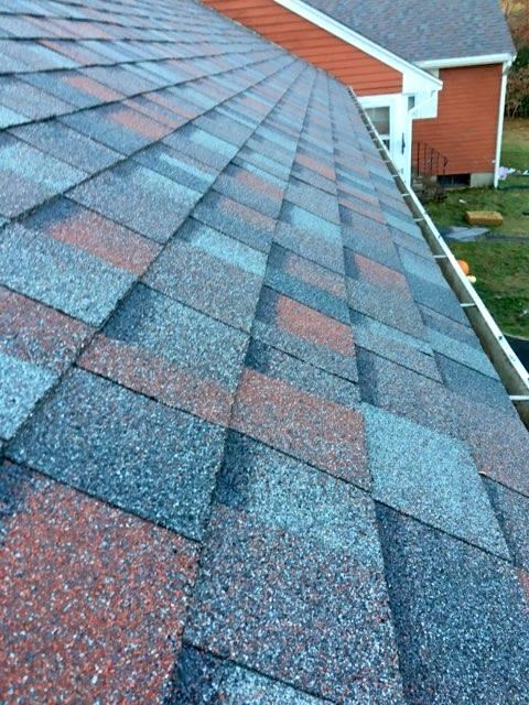 multi colored roof replacement