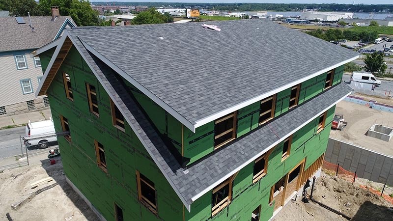 charcoal gray roof replacement in massachusetts & rhode island