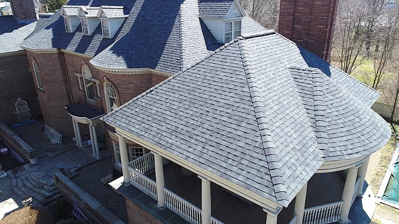 light gray roof replacement