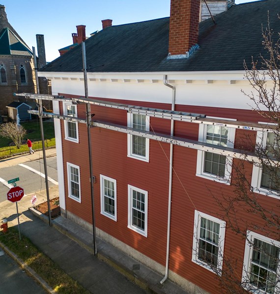 red commercial vinyl siding services