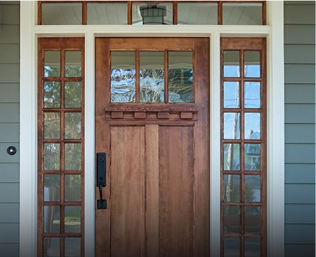 New front door installation in Massachusetts