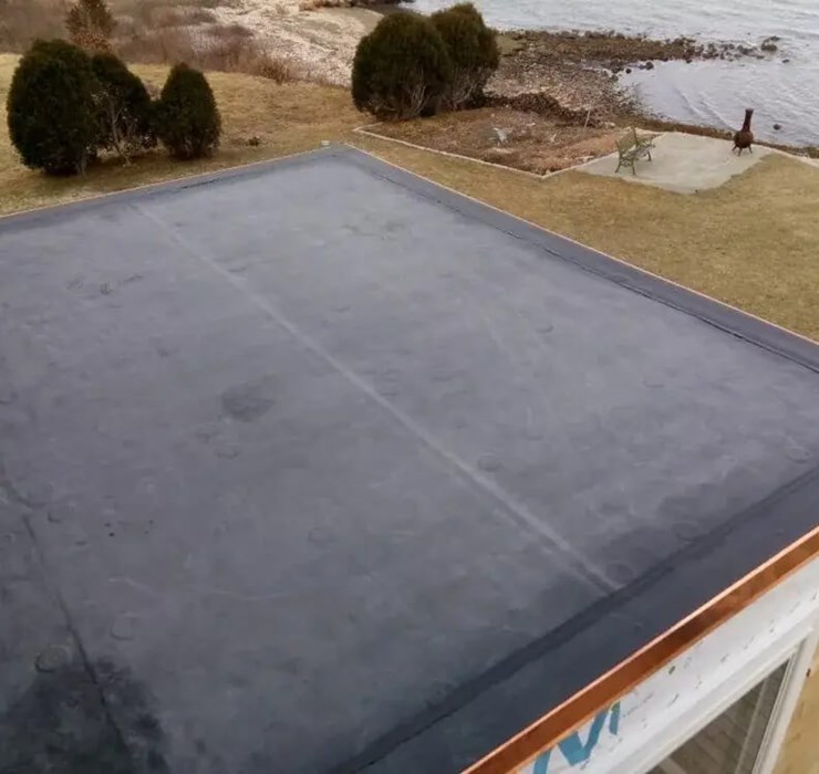 flat roofing installation in tewksbury