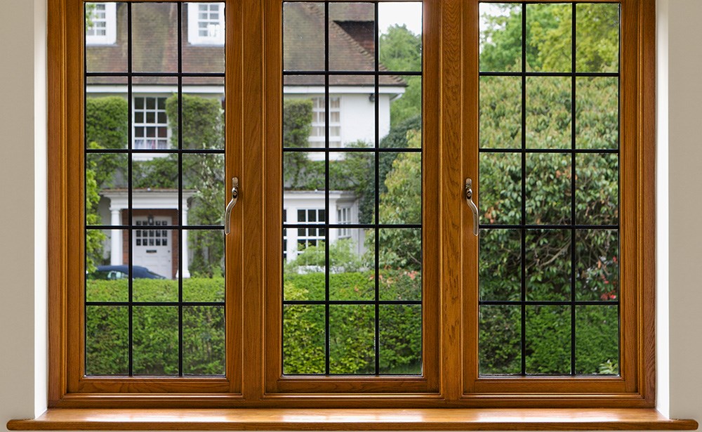 Wood windows installed in Massachusetts residential home